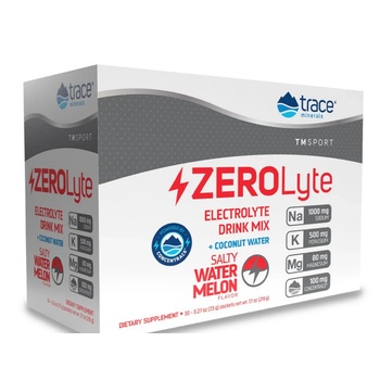 Trace Minerals Zerolyte солена диня, електролити с вкус на диня, 30 сашета