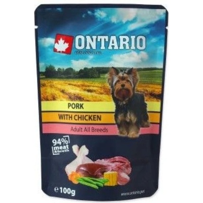 Ontario Adult Pork with Chicken in Broth 10 x 100 g