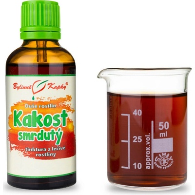 Pakost smradľavý bylinné kvapky tinktúra duša rastlín 50 ml