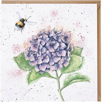 Wrendale Designs Přání Wrendale Designs "The Busy Bee ", 15x15 cm - Hortenzie