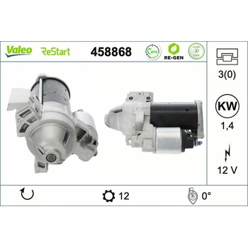 Štartér VALEO 458868