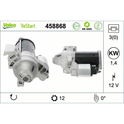 Štartér VALEO 458868