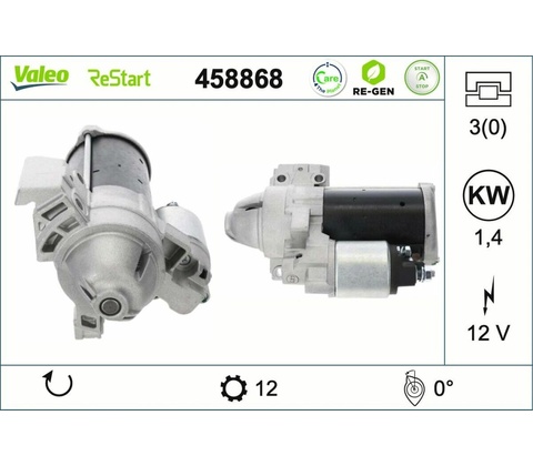 Startér VALEO 458868