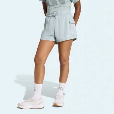 adidas dámske cargo šortky na fitness z moltonu zelené