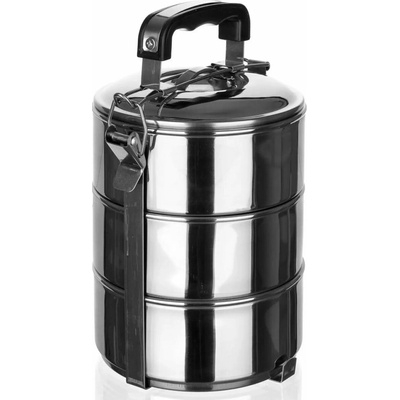 Nerezový obědář 3-dílný 2,1L, BANQUET 7012 – Zbozi.Blesk.cz