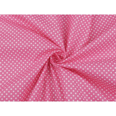 Bavlněná látka / plátno puntíky Varianta: 16 (353) pink, Balení: 1 m