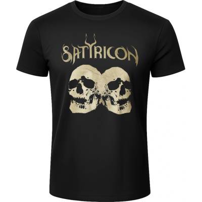 NNM мъжка тениска SATYRICON - Double Skull Tour 2025 - BLACK - SAT2025-05-06-002