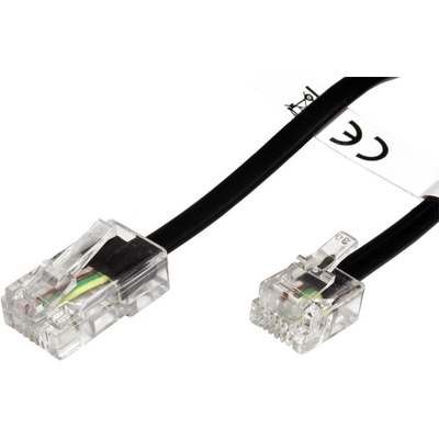 Goobay 68530 telefonní RJ45 - RJ11, 3m, černý – Zbozi.Blesk.cz