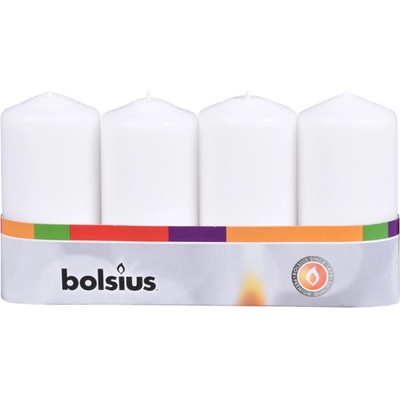 Bolsius Pillar Advent Vánoční 100 mm 4ks