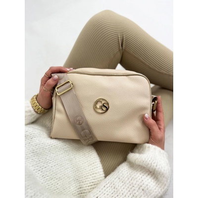 Grosso crossbody kabelka GS-77-beige Béžová