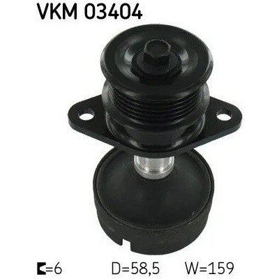 Předstihová spojka SKF VKM 03404