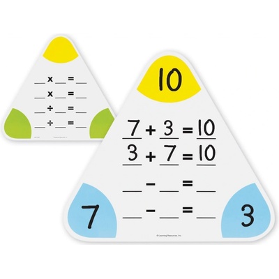 Learning Resources Matematické smazatelné tabulky