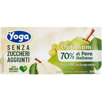 Yoga hruškový džús bez cukru 3 x 200 ml