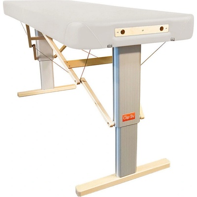 Clap Tzu Linea Wellness Prenosný elektrický masážny stôl Farba: PU - biela (white), Rozmery: 192 x 80 cm, Doplnky: sieťové napájanie + vstavané elektrické vyhrievanie + nožný spínač od 192*75 cm | 29