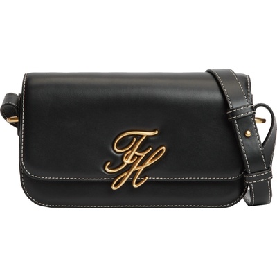 Tommy Hilfiger dámská kožená crossbody kabelka Script AW0AW18399BDS