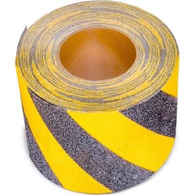 M2 Protišmyková páska výstražná 150 mm x 18,3 m černo-žltá