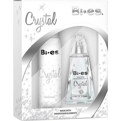 Bi-Es Crystal EDP 100 ml + deodorant 150 ml dámská dárková souprava