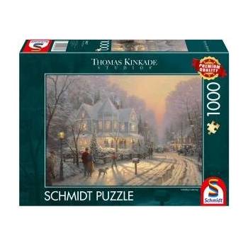 Schmidt Spiele Thomas Kinkade Studios: Feierliche Weihnachtstage (1000 Teile)