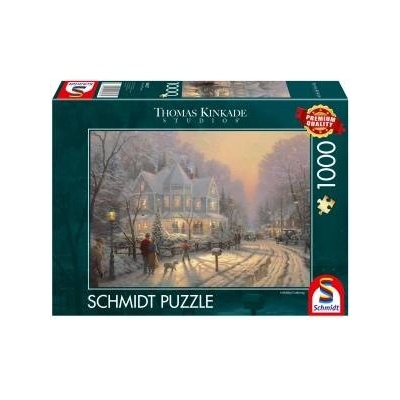Schmidt Spiele Thomas Kinkade Studios: Feierliche Weihnachtstage (1000 Teile)