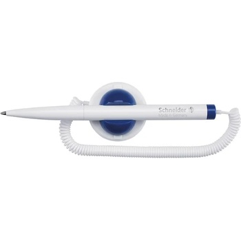 Schneider Химикалка за клиенти, SCHNEIDER "Klick-Fix Pen", бяло-синя 4120 (4120)