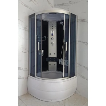 Inter Ceramic Хидромасажна душ кабина "ЛЮБОВ" ICSH 701-1 NEW 100*100, 100x100x215см, 5мм (701-1 NEW 100*100)