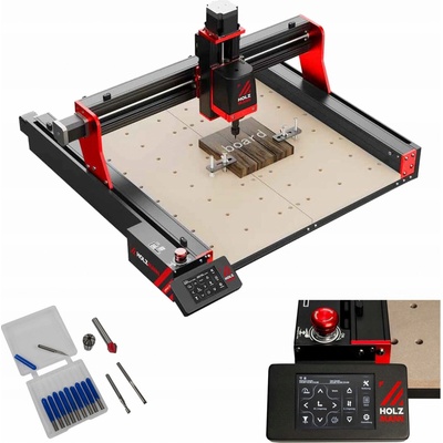 Mini stolní CNC frézka kompaktní na dřevo, plast, hliník, 460 x 460 mm – Zboží Dáma