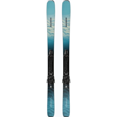 Salomon Дамски пистови ски Salomon Stance W 80 + автомати M10 GW alaskan blue/porcelain/lime cream