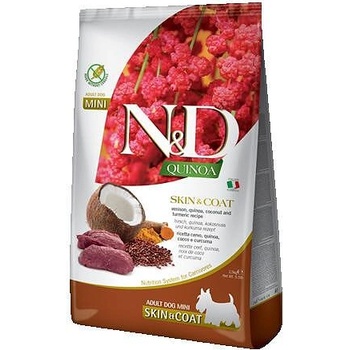 N&D ND DOG QUINOA SKIN i COAT ADULT MINI VENISON 0.800 KG - С ЕЛЕНОВО МЕСО