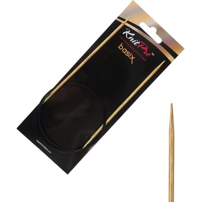 Drevené kruhové ihlice Knitpro Basix Birch 80 cm 2,75 mm