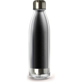Asobu Двустенна термо бутилка viva la vie - 525 мл - цвят черен (asobu - sp04 black)