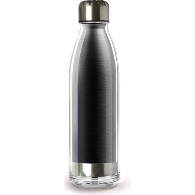 Asobu Двустенна термо бутилка viva la vie - 525 мл - цвят черен (asobu - sp04 black)