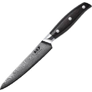 Gudaro - Дамасков универсален кухненски нож SHIRO 5", дължина 12, 5 см (GU0033)