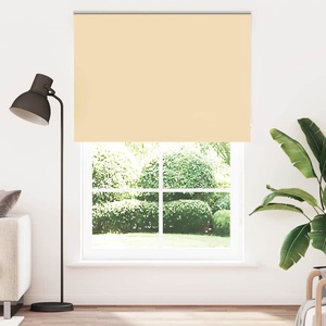 vidaXL Ролетна щора, затъмняваща, бежова, 150x230 см, ширина на плата 146, 6 см, полиестер (4010826)