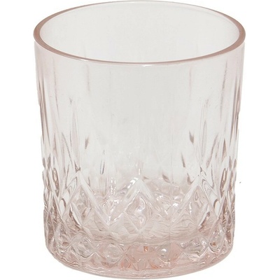 Clayre & Eef Ružový nápojový pohár Water Pink Ø 8*9 cm 300 ml