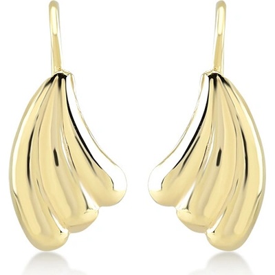 Lillian Vassago zlaté lesklé náušnice s klasickým zapínaním LLV22-GER096