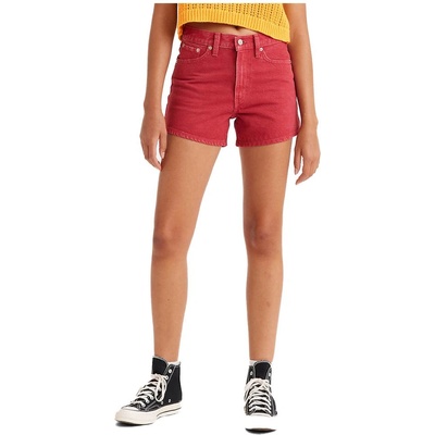 Levi's Къси панталони Levi´s 80S Mom Back Pckt shorts - Red