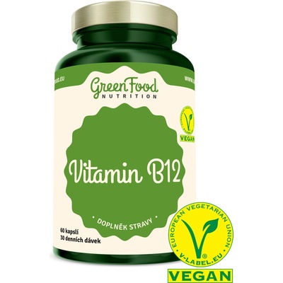 GreenFood Nutrition Vitamin B12 60 kapsúl