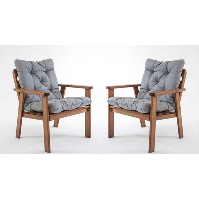 Asko Křeslo pevné ATLANTA s polstrem pár (2ks)