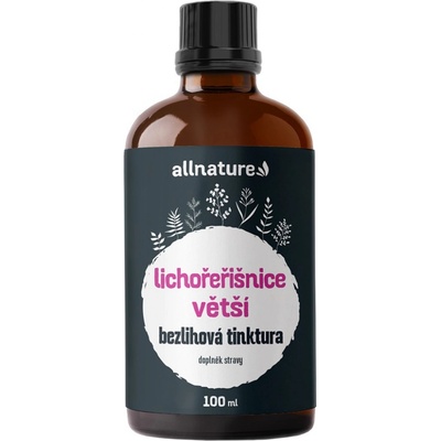 Allnature Lichořeřišnice větší bezlihová tinktura 100 ml