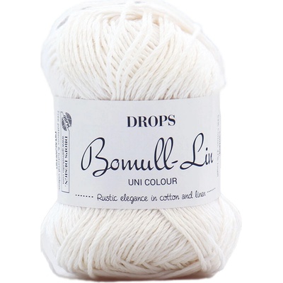 Drops Bomull-Lin 01 bílá