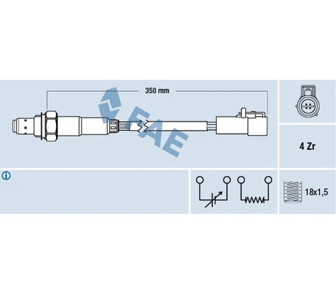 Lambda sonda FAE 77264