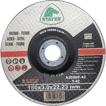 Stayer Standard Kotouč řezný T42 150 x 3 x 22,23 mm 3775.671