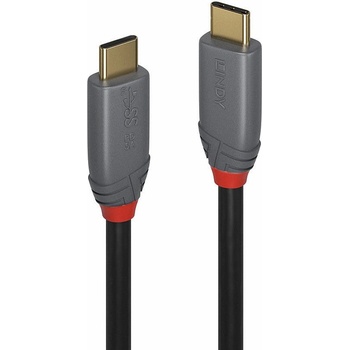 Lindy Кабел Lindy, от USB-C(м) към USB-C(м), 2m, 100W, черен