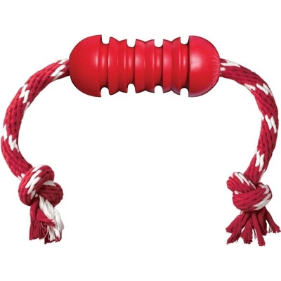 Kong Dental S dentální s lanem 8 cm