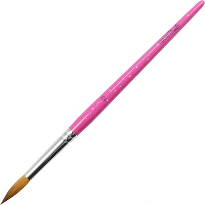 NANI štetec na akryl 10 Pink Glitter