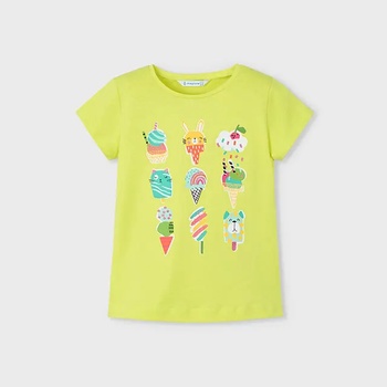 MAYORAL Тениска къс ръкав неон сладоледи за мини момиче Майорал