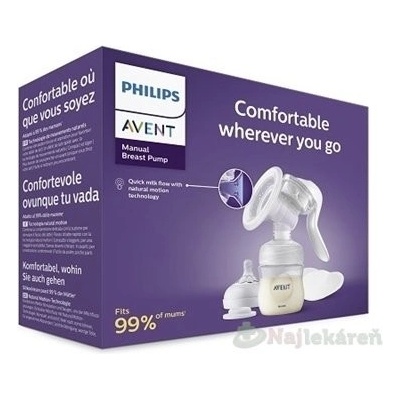 Philips Avent manuálna s fľašou