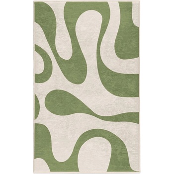 Mila Home Зелен килим подходящ за пране 60x100 cm Matcha Latte - Mila Home (HKG-MMN-Colorful-012-60x100)