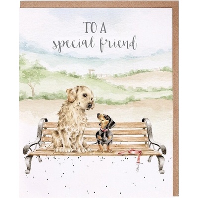 Přání "Special Friend" - Pejsci