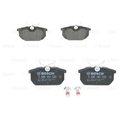 BOSCH Sada brzdových destiček, kotoučová brzda 0986491030